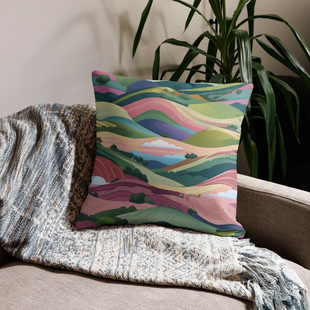 Harmonious Hills | Pillow & Pillow Case | Multiple Sizes