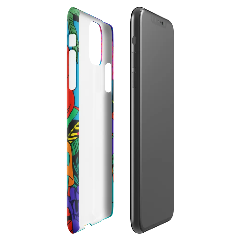 Tropical Vibes: A Playful Portrait | Phone Case |  11 Pro Max | Snap Case | Glossy