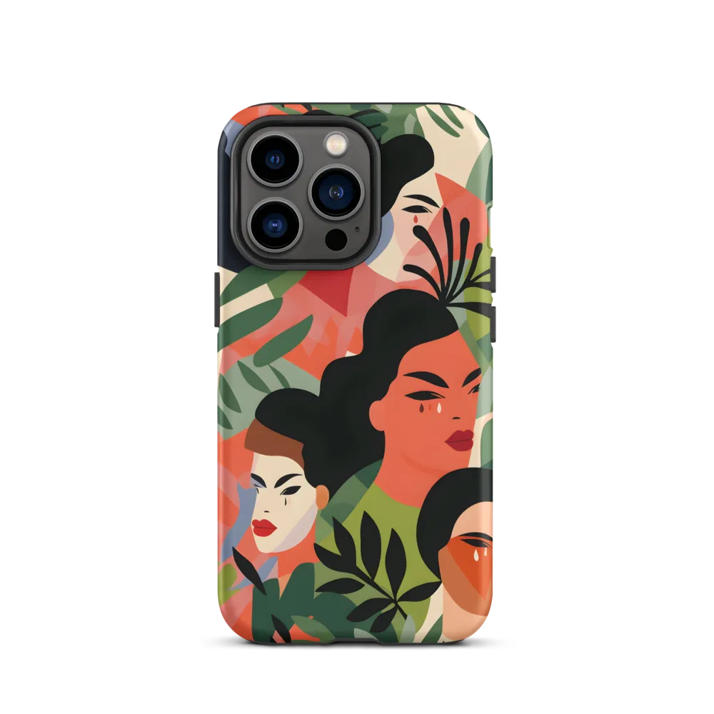 Harmony of Nature and Femininity | Phone Case |  13 Pro | Tough Case | Matte