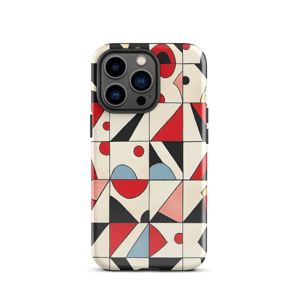 Dynamic Geometric Harmony | Phone Case |  13 Pro | Tough Case | Glossy