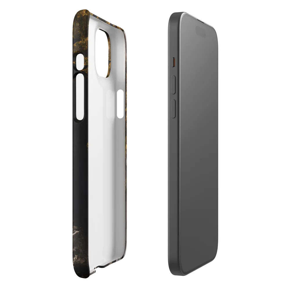 Golden Elegance: A Modern Profile Portrait