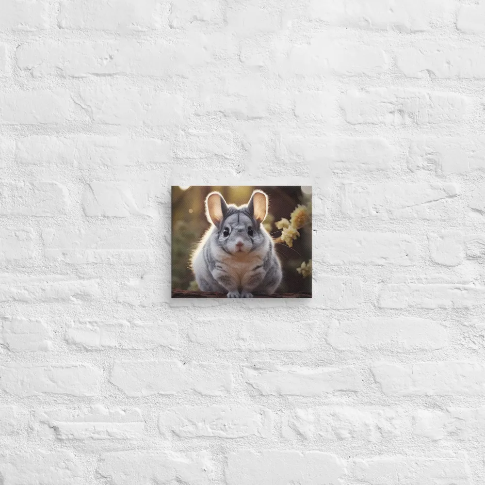 Curious Chinchilla in the Forest