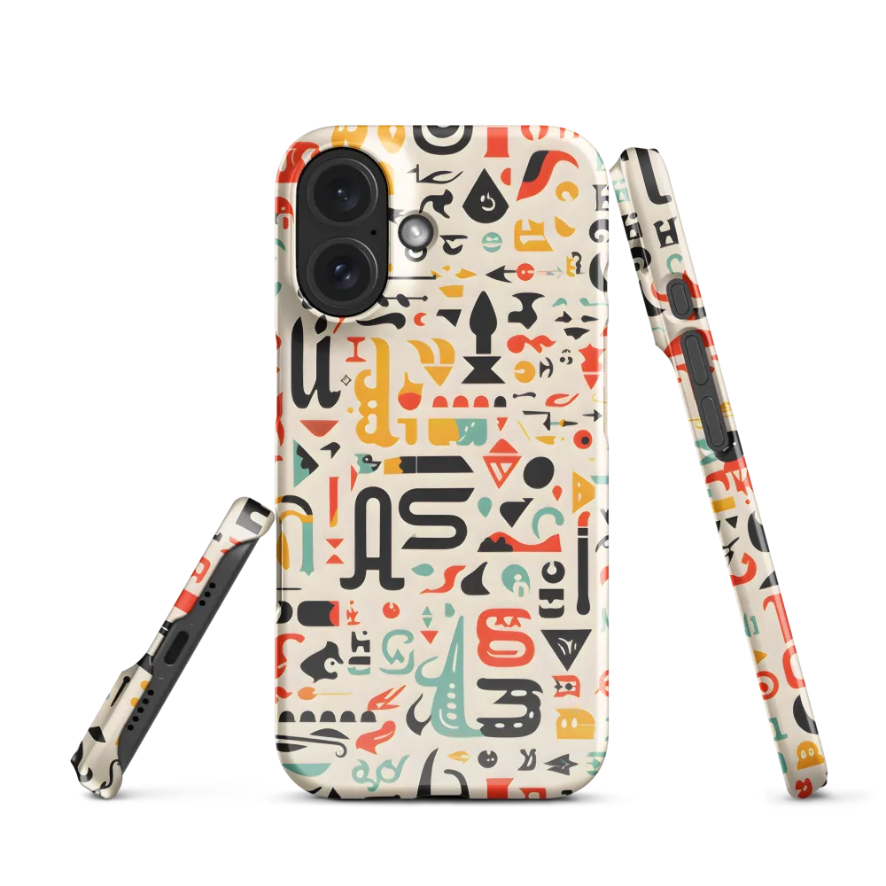 A Symphony of Symbols | Phone Case |  16 | Snap Case | Glossy