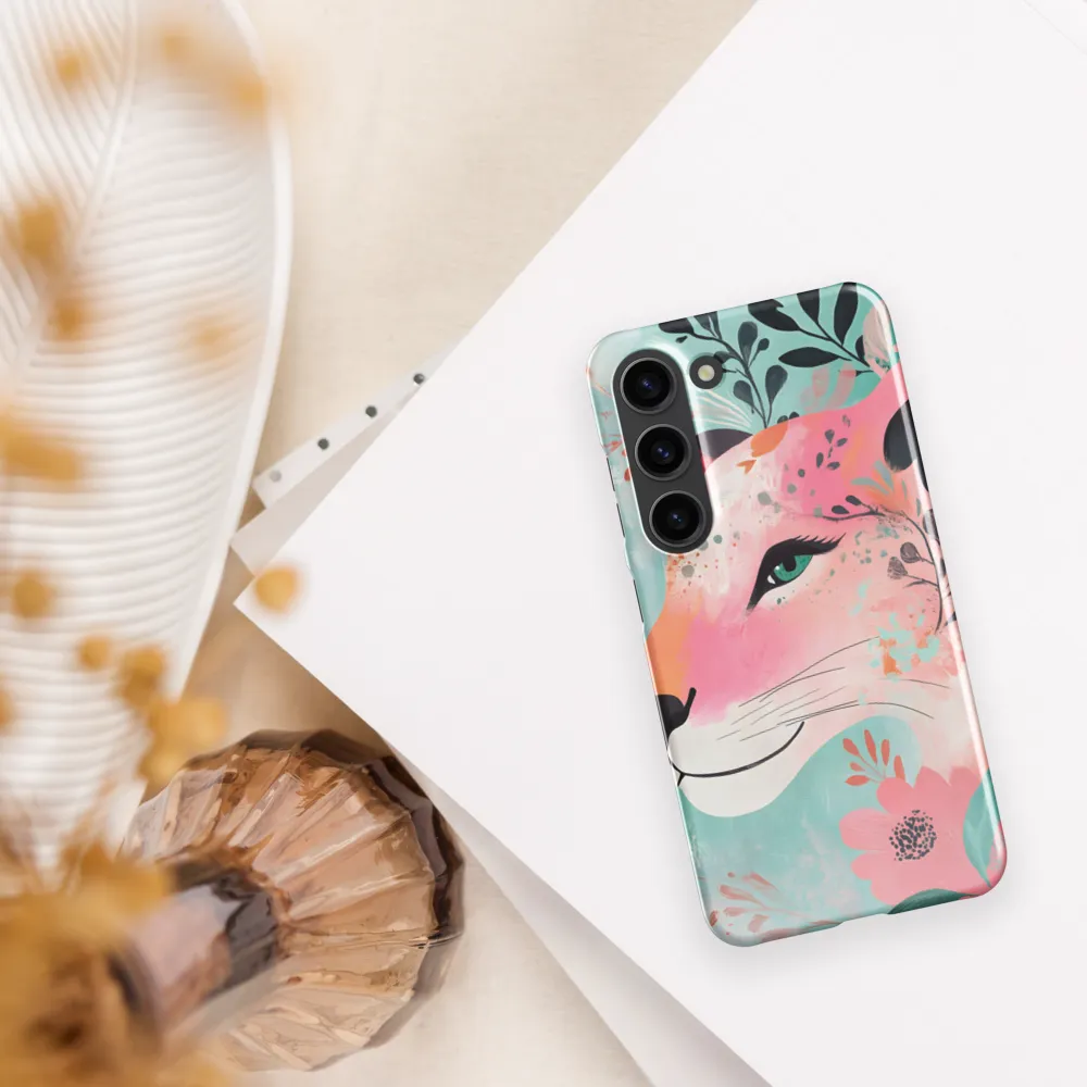 Whimsical Majesty: A Floral Lion