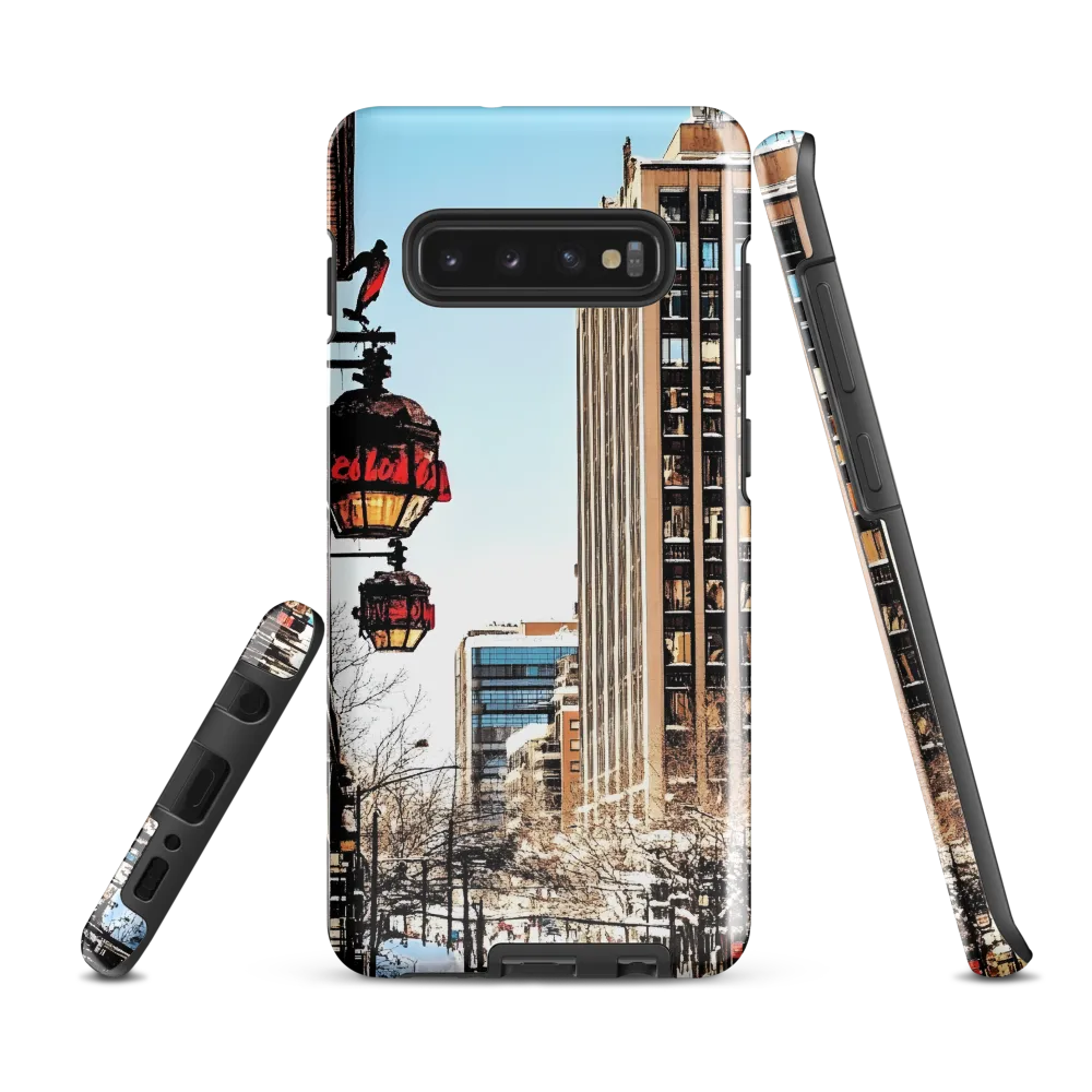 Winter's Urban Embrace | Phone Case |  S10 Plus | Tough Case | Glossy