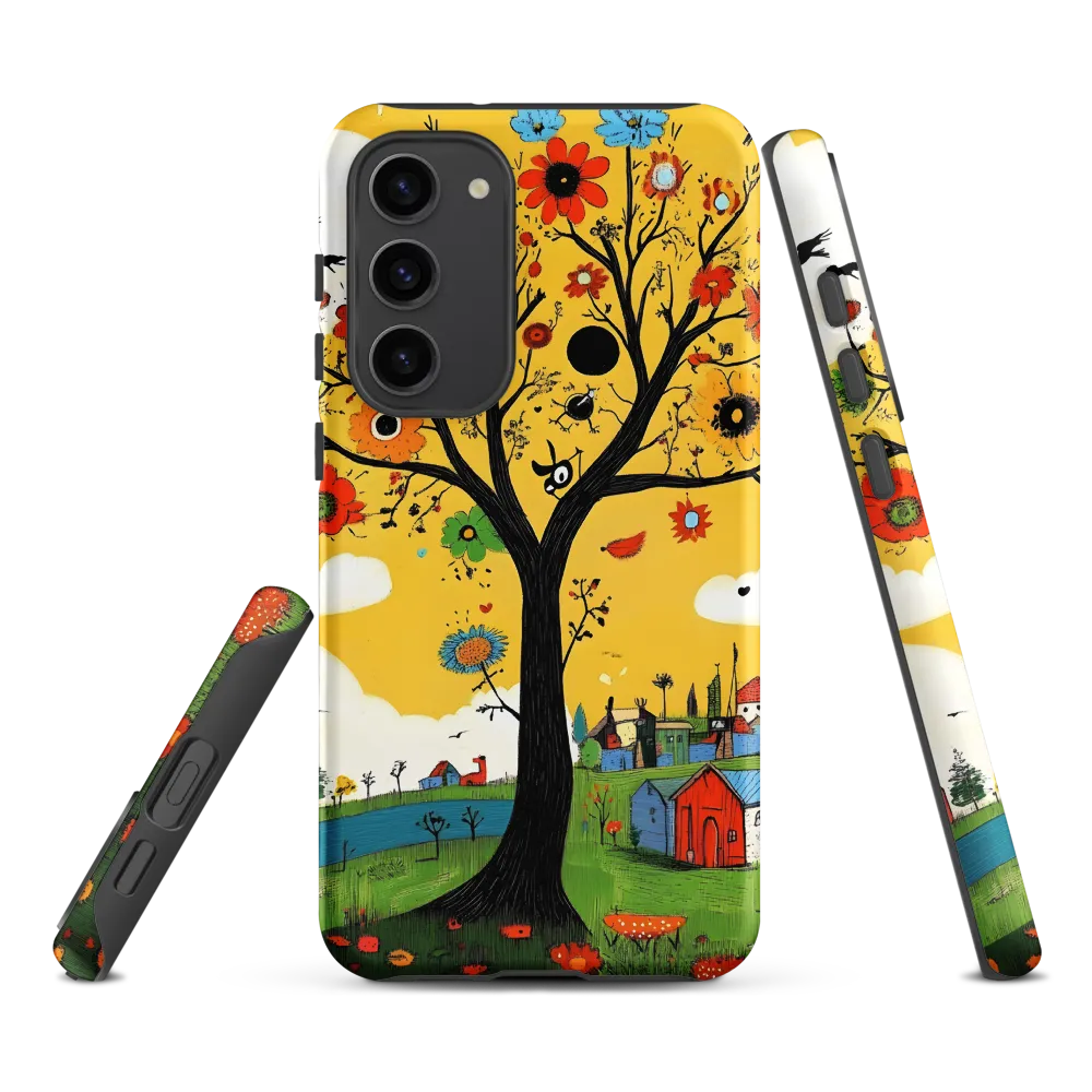 Whimsical Blooms of Life | Phone Case |  S23 Plus | Tough Case | Matte