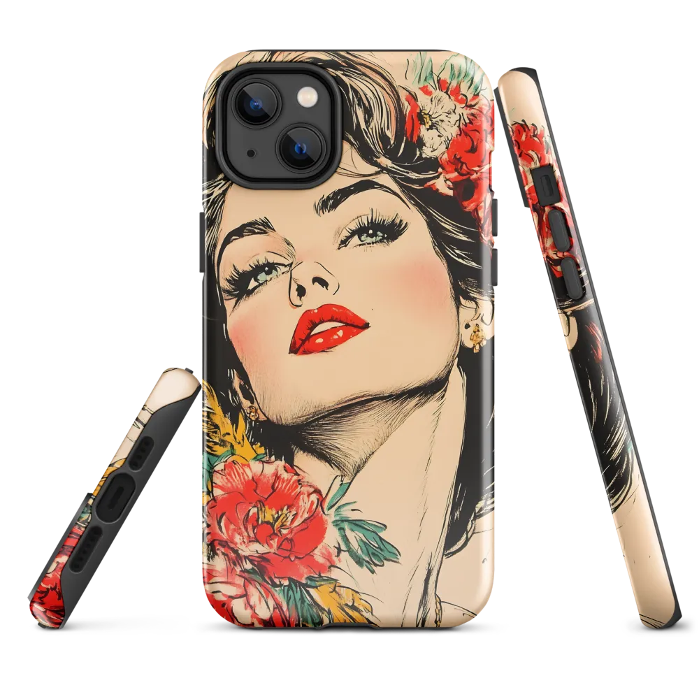 Radiance in Red: A Portrait of Elegance