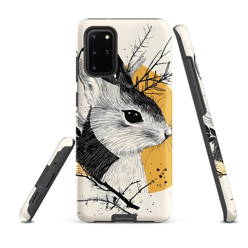 Ethereal Rabbit: A Study in Line Art
