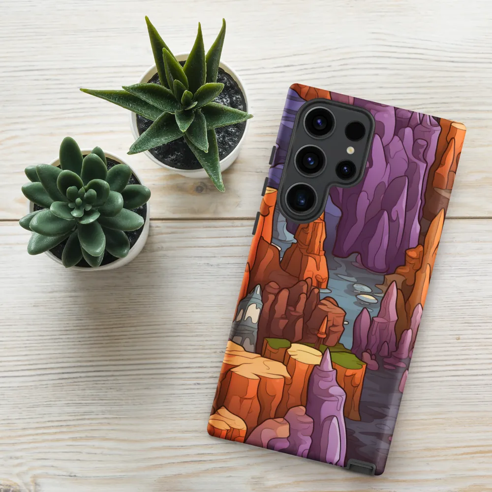 Vibrant Rockscape: A Digital Odyssey