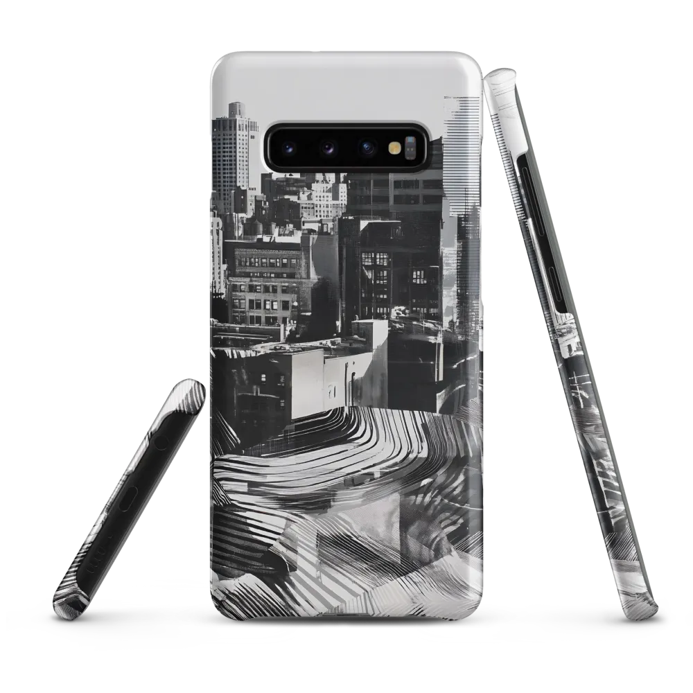 Urban Rhythm in Black and White | Phone Case |  S10 Plus | Snap Case | Matte