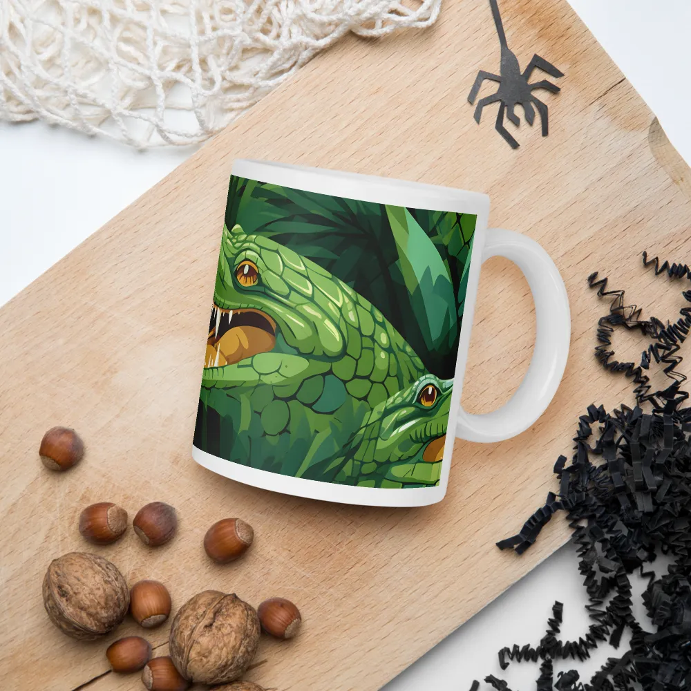 Fierce Crocodilian Medley | Mugs | Multiple Sizes & Colors