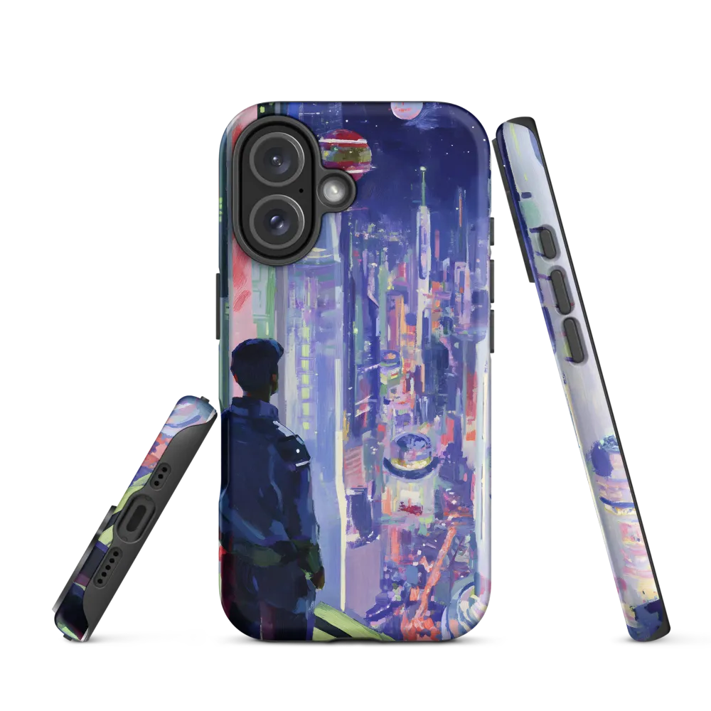 Glimpses of a Neon Future | Phone Case