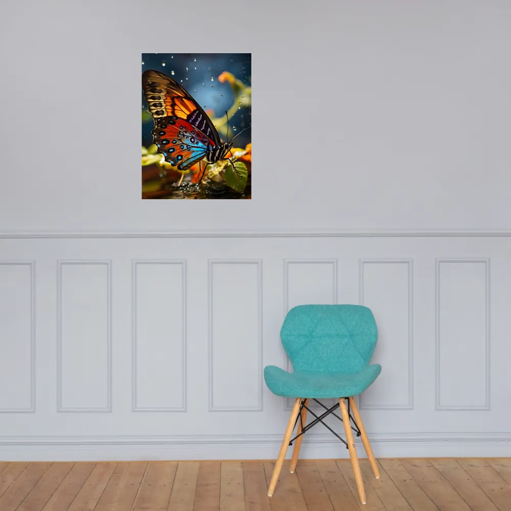 Dance of Colors: The Butterfly's Elegance | Poster | 18″×24″