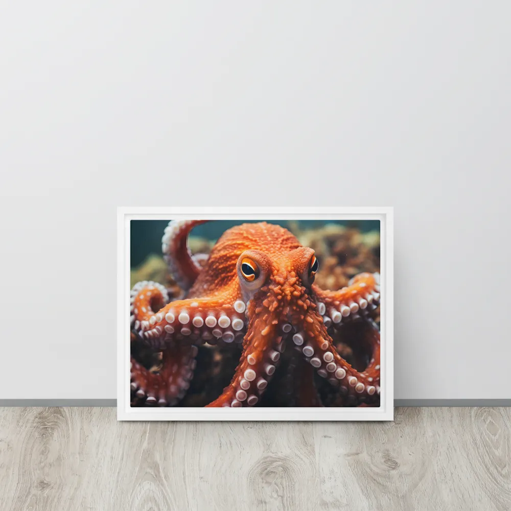 Curious Depths | Canvas with White Frame | 12″×16″