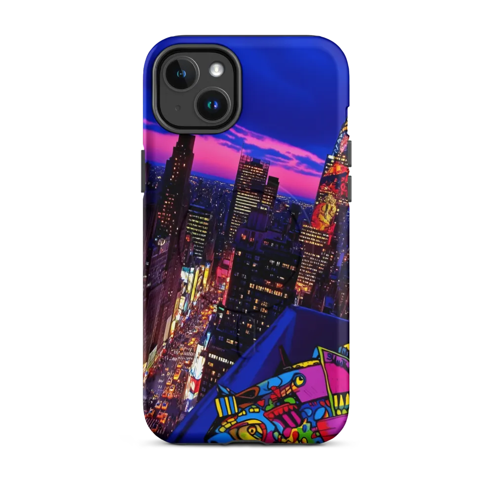 Neon Twilight: A City in Vibrance