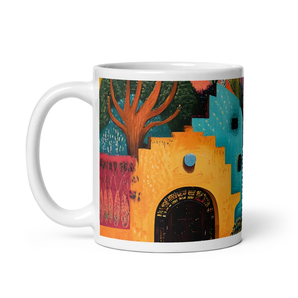 Colorful Architectural Harmony | Mug with White inside | 11 oz