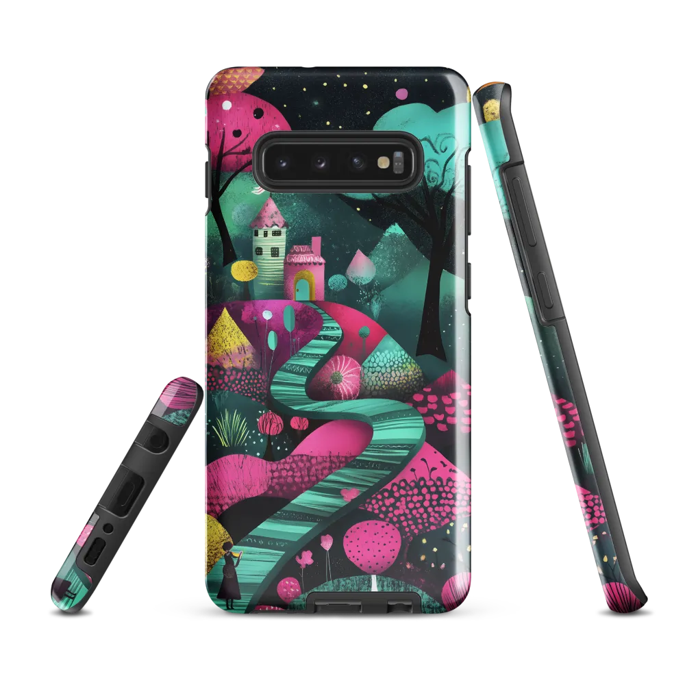 Whimsical Journey through Colorful Lands | Phone Case |  S10 Plus | Tough Case | Glossy