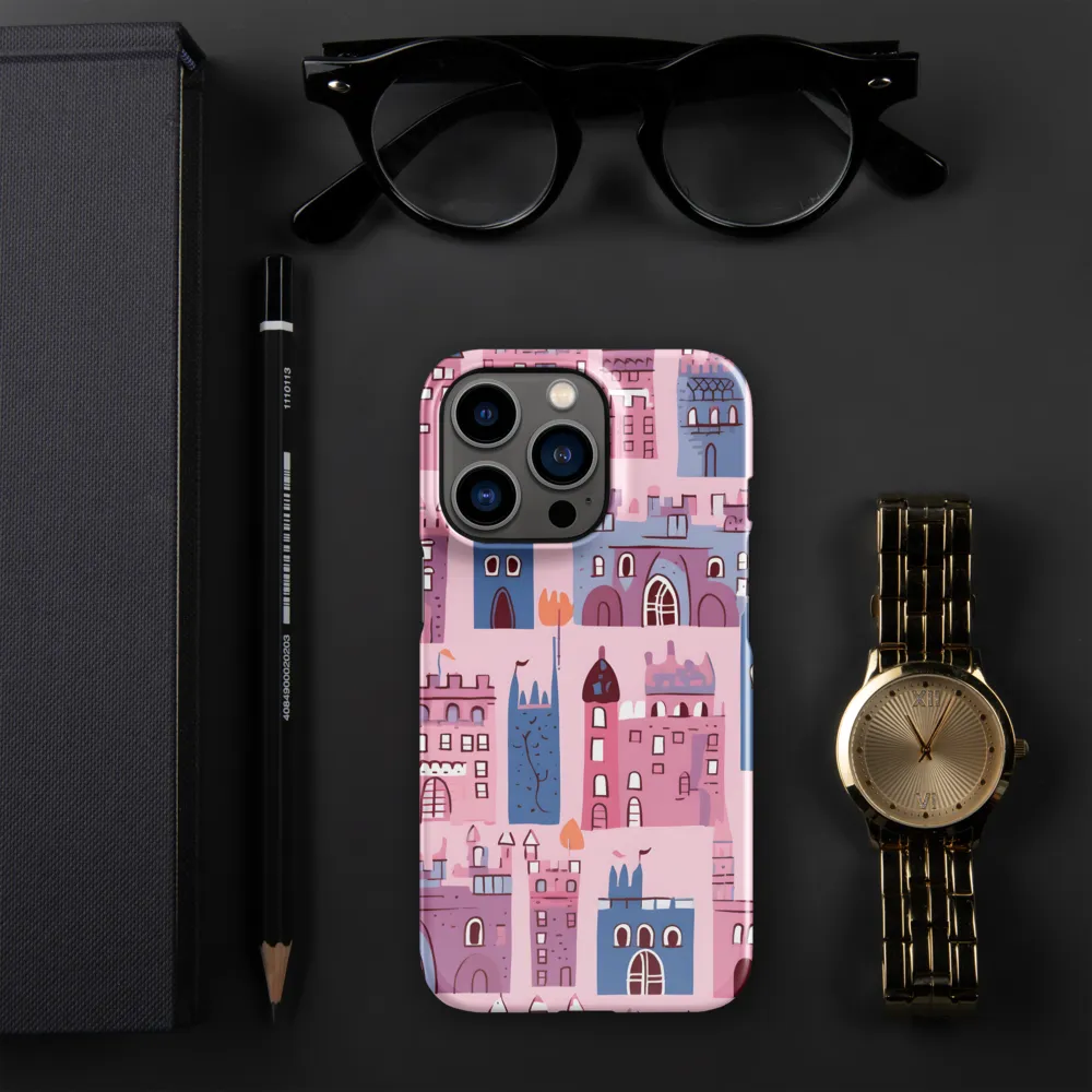 Whimsical Castles: A Playful Tapestry | Phone Case |  13 Pro | Snap Case | Glossy