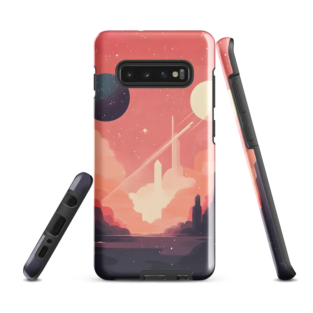 Celestial Serenity | Phone Case |  S10 Plus | Tough Case | Glossy