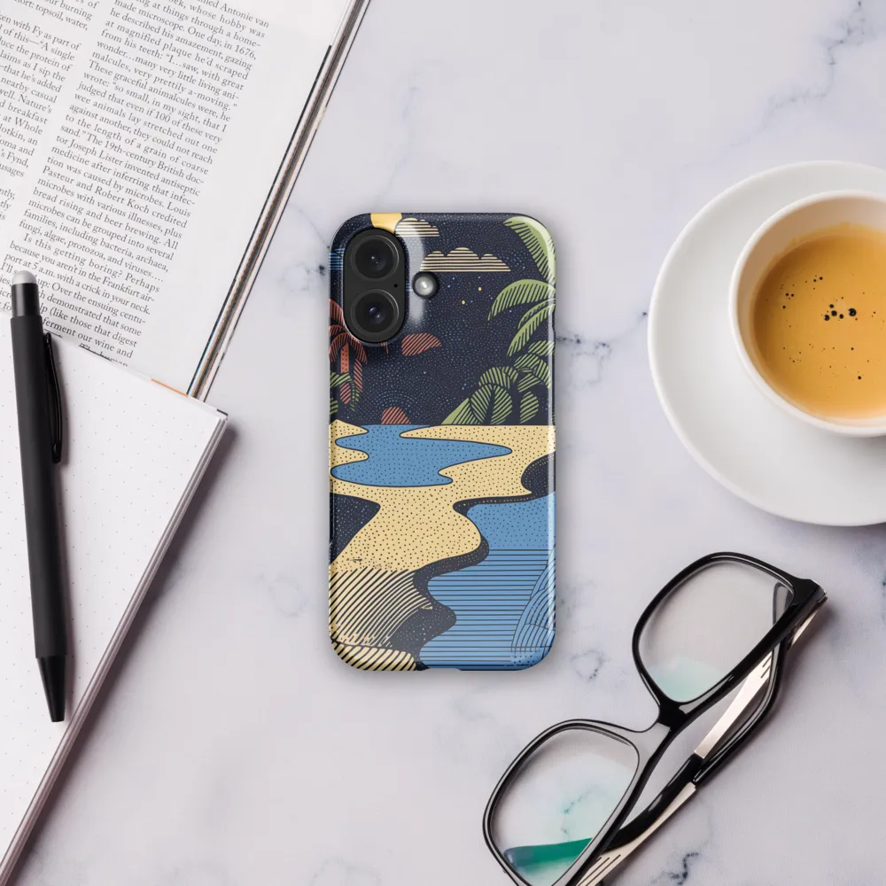 Whimsical Nightscape | Phone Case |  16 | Snap Case | Glossy