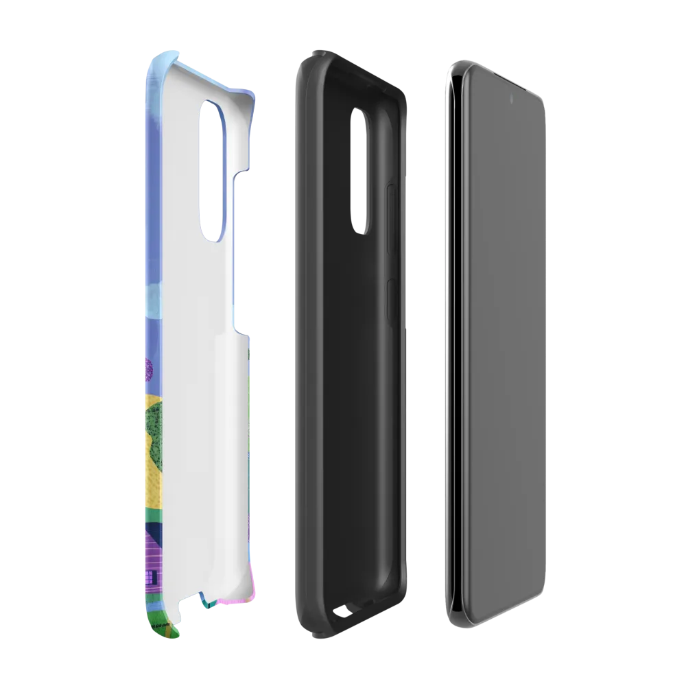 Whimsical Hills and Quaint Homes | Phone Case |  S20 | Tough Case | Matte
