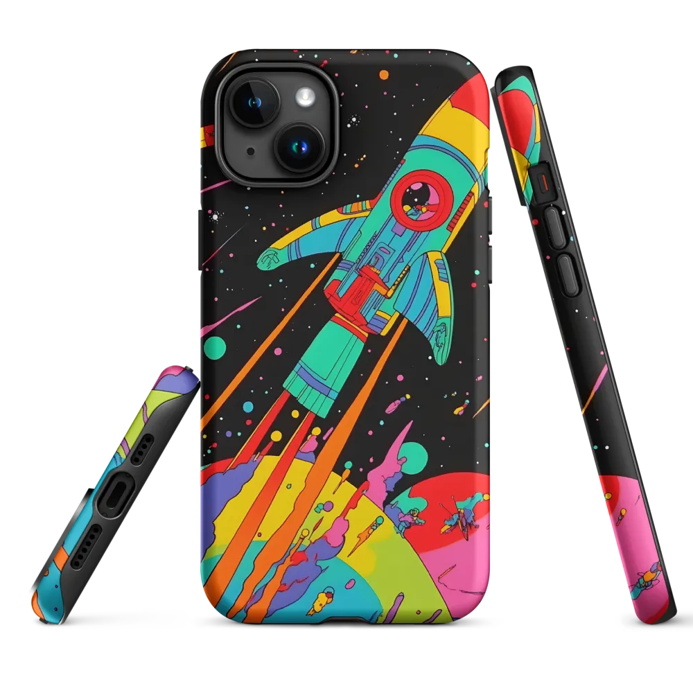 Cosmic Voyage: The Neon Lift-Off