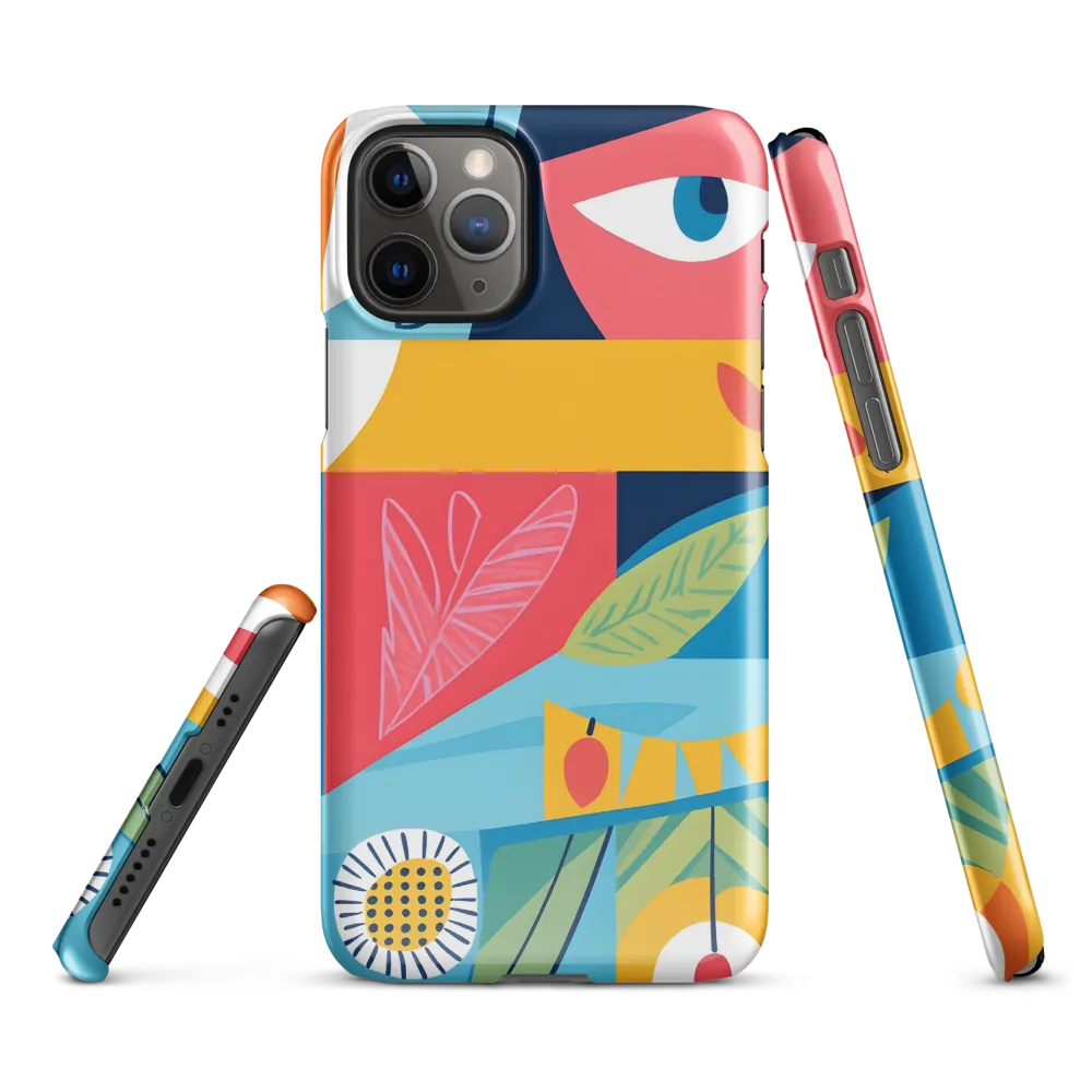 Vibrant Geometric Visage