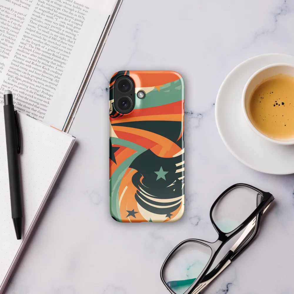 Swirls of Elegance | Phone Case |  16 | Snap Case | Glossy