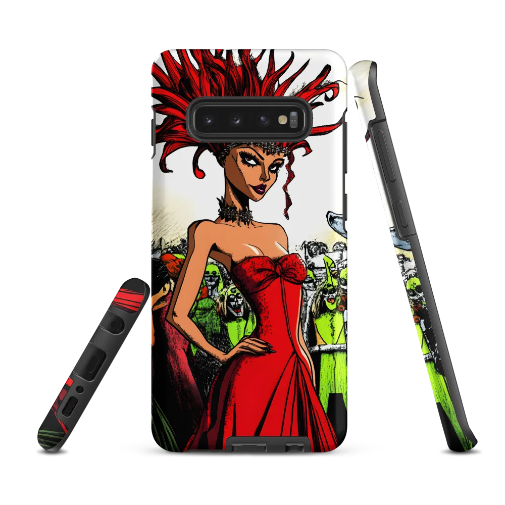 Fiery Elegance: A Fashion Statement
