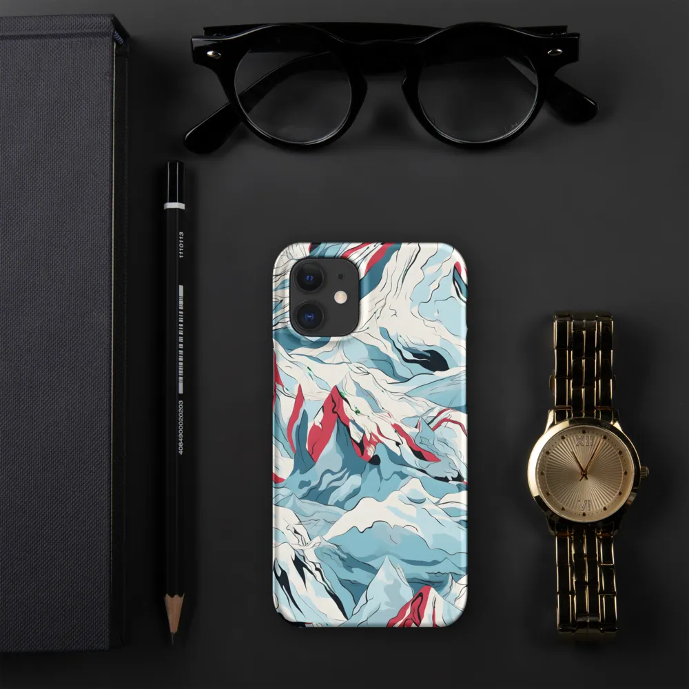 Majestic Peaks of Serenity | Phone Case |  12 Mini | Snap Case | Matte