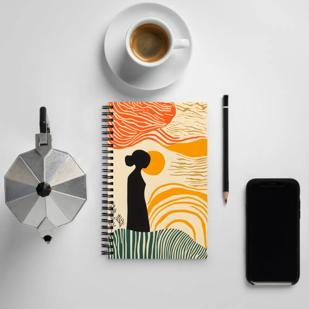 Contemplation in Color | Spiral Notebook