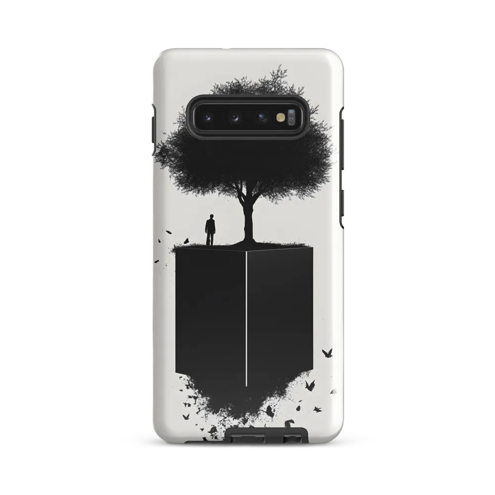 Contemplation Under the Tree | Phone Case |  S10 Plus | Tough Case | Glossy