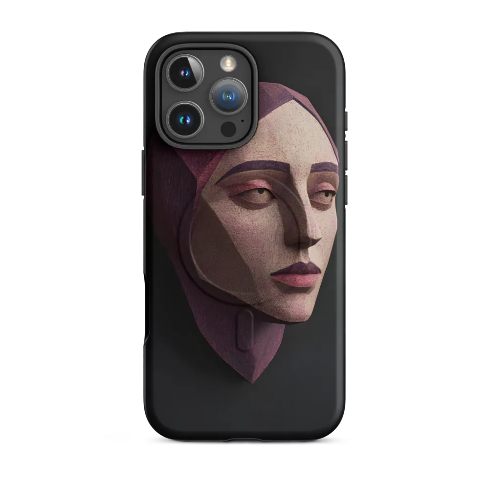 Geometric Elegance: A Contemporary Portrait