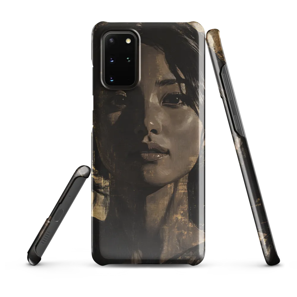 Golden Gaze: A Contemporary Portrait