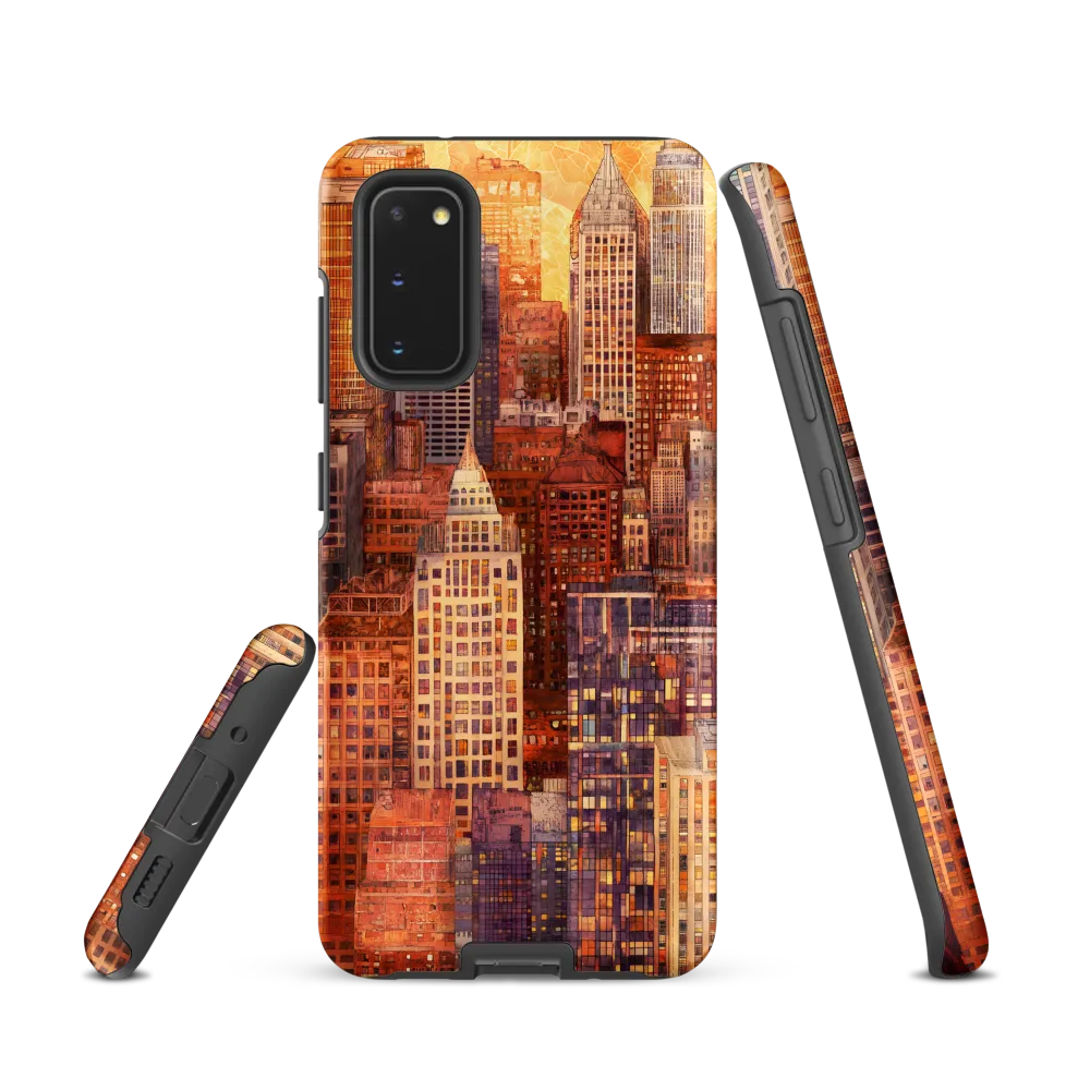 Golden Hour Over the City | Phone Case |  S20 | Tough Case | Matte