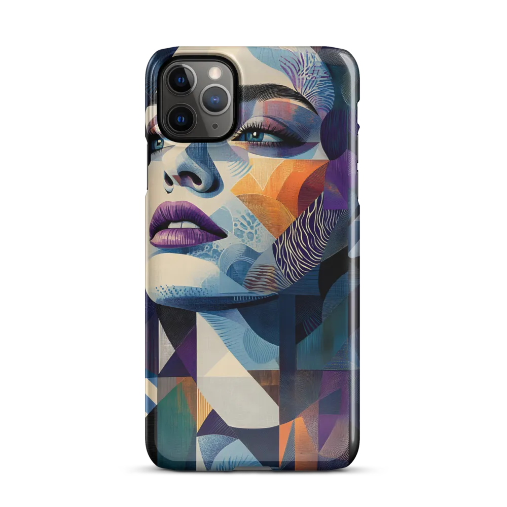 Fragmented Mystery: A Modern Portrait | Phone Case |  11 Pro Max | Snap Case | Glossy