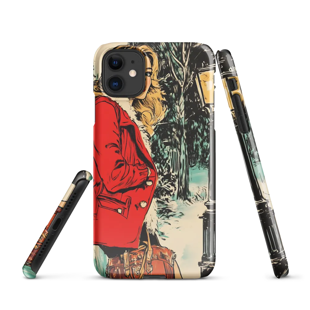 Winter Glamour in Red | Phone Case |  11 | Snap Case | Glossy