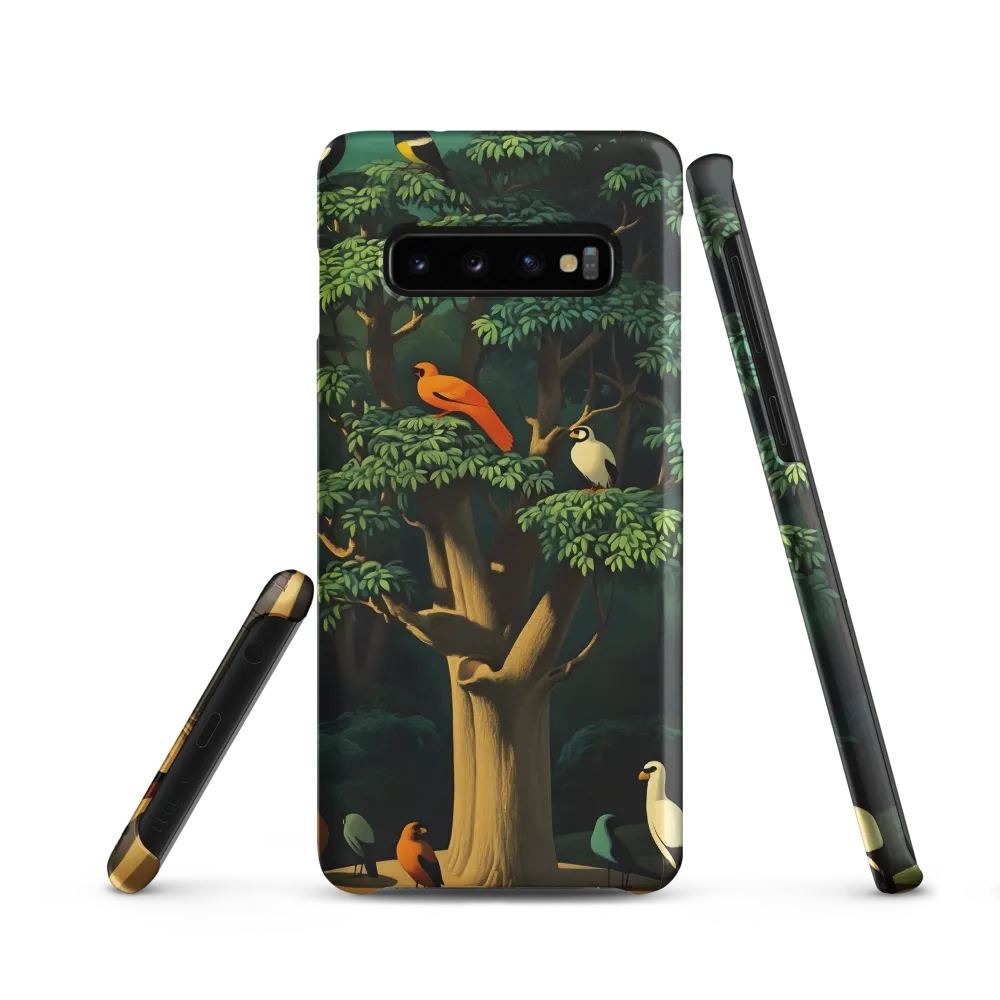 Harmony in Color: A Surreal Bird Symphony
