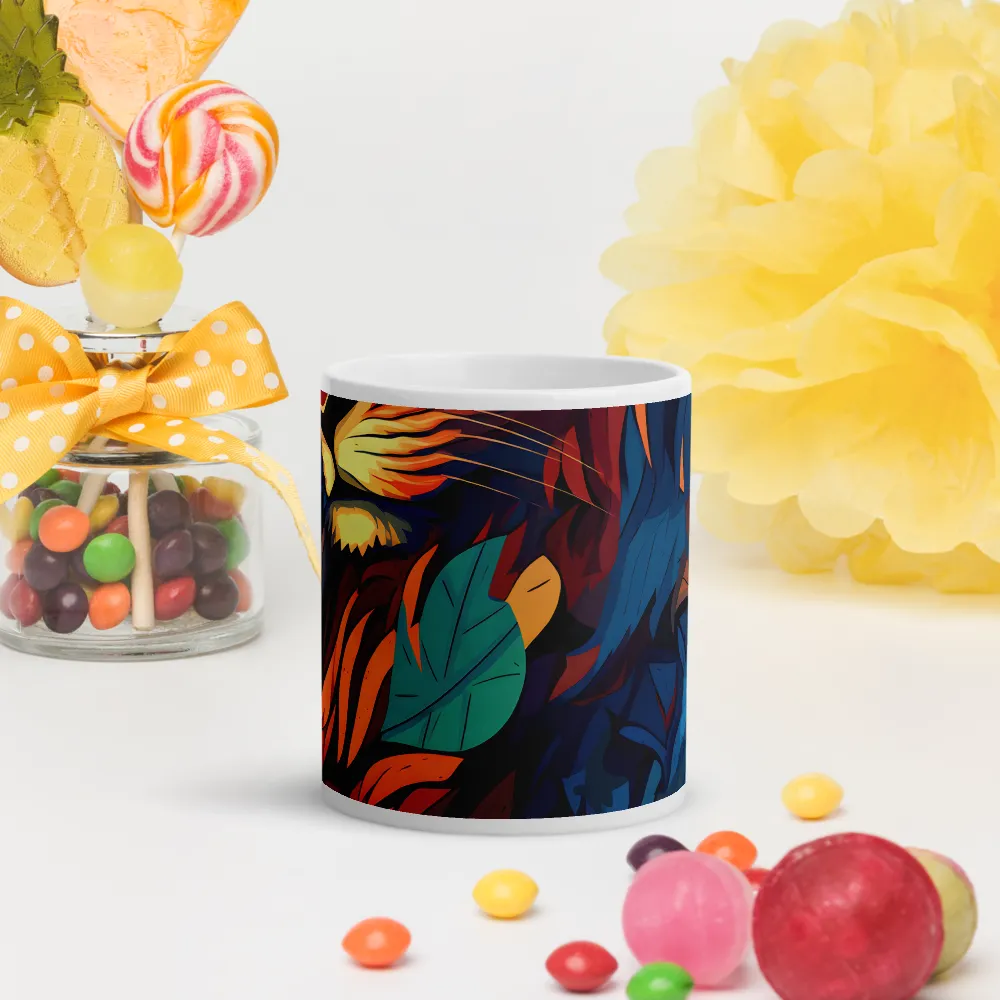 Harmony of Strength: The Lion and Nature | Mugs | Multiple Sizes & Colors