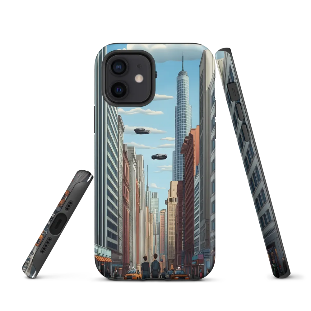Futuristic Stroll through the Urban Skyline