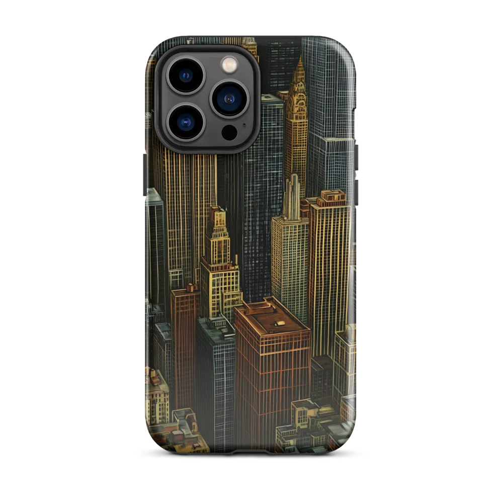 Urban Elegance: A Golden Cityscape