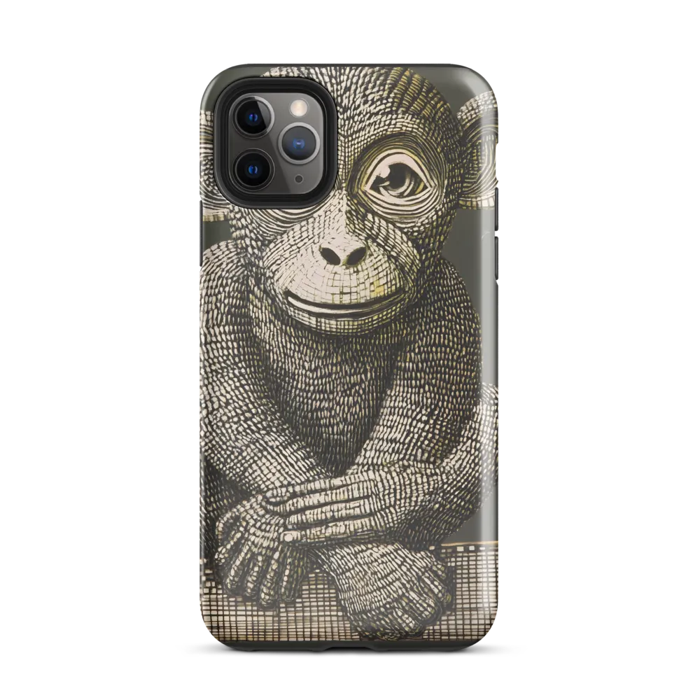 Intricate Primate Portrait | Phone Case |  11 Pro Max | Tough Case | Glossy