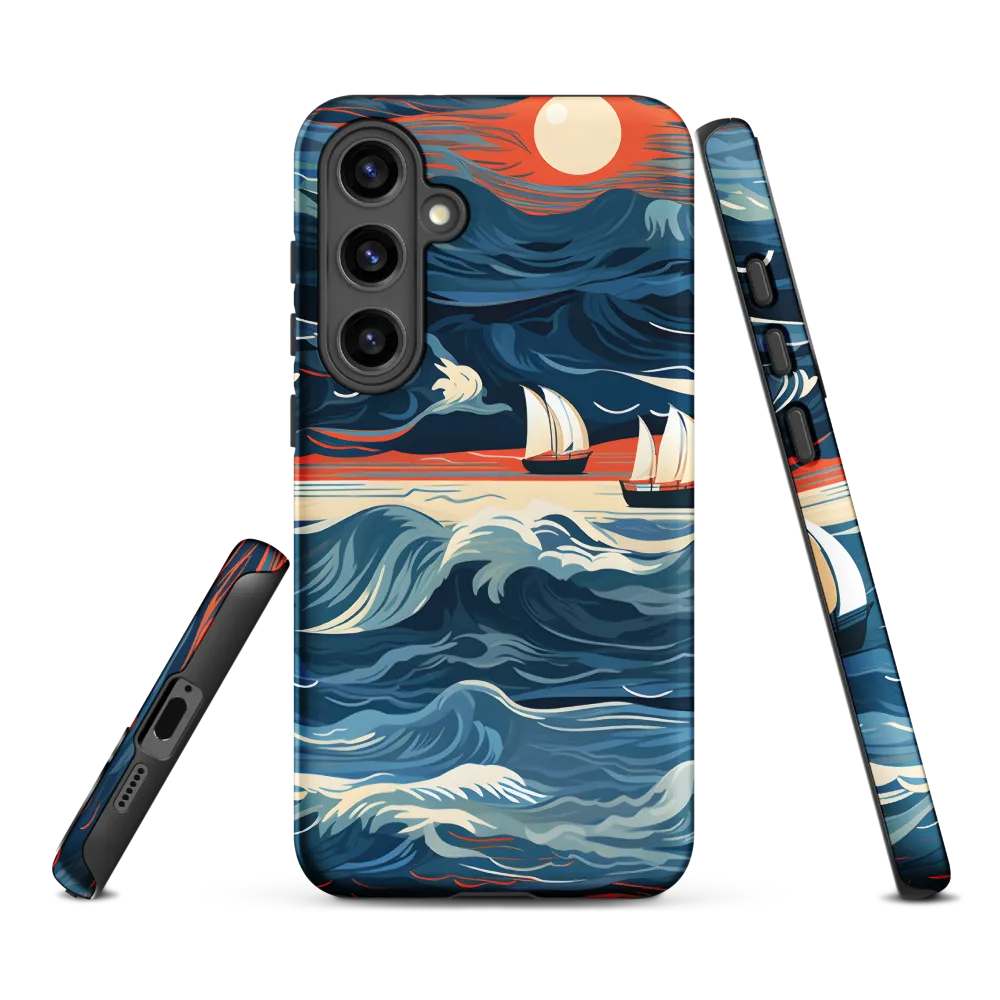 Ocean Whispers: A Voyage at Dusk