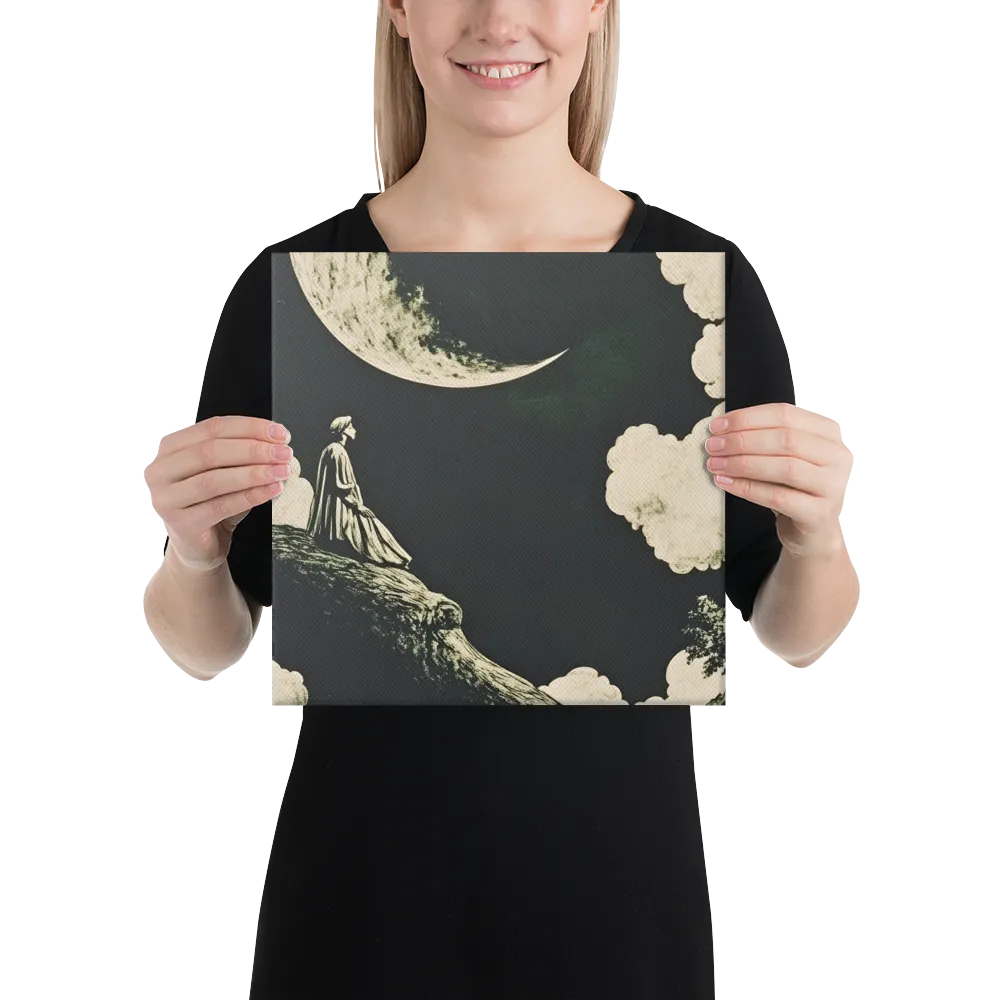 Whispers of the Moon | Canvas | 12″×12″