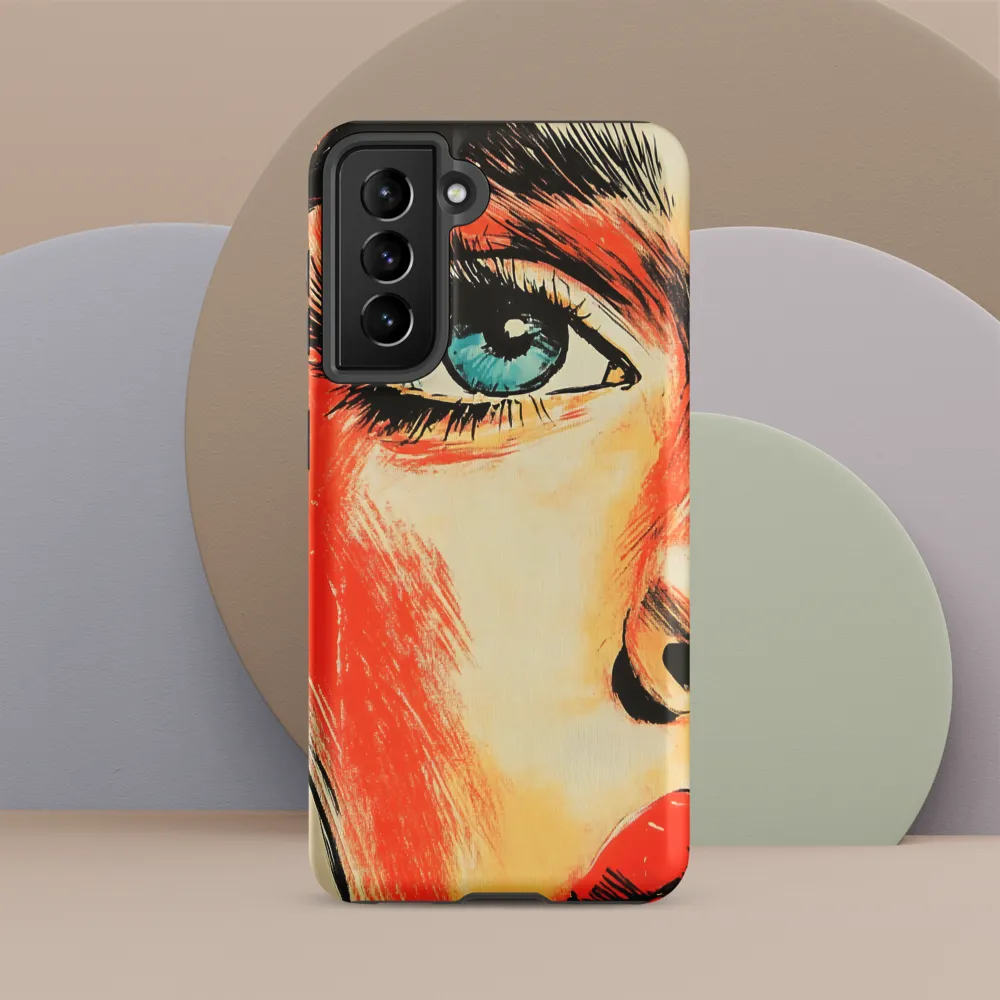 Intense Gaze: A Pop Art Portrait