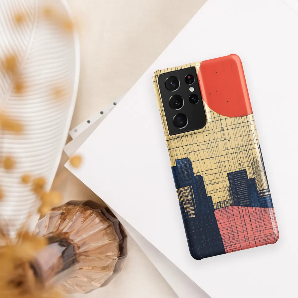 Urban Echoes: A Minimalist Cityscape