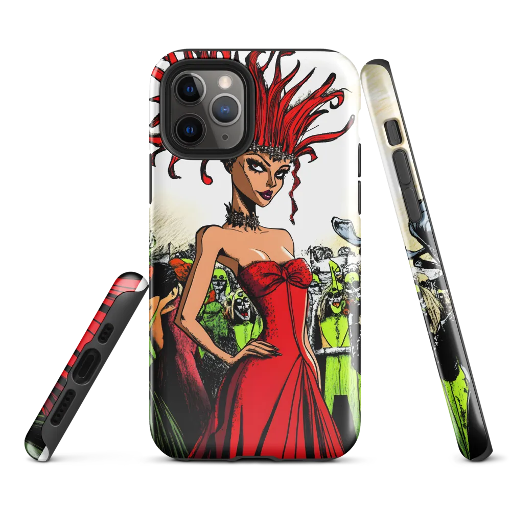 Fiery Elegance: A Fashion Statement