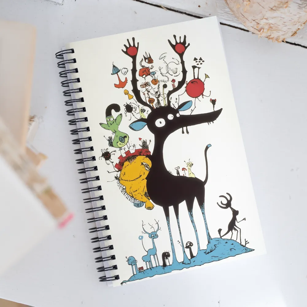 The Whimsical Menagerie | Spiral Notebook