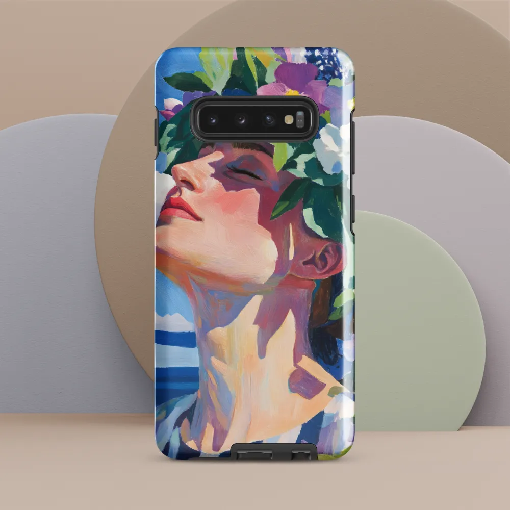 Blossom of Serenity | Phone Case |  S10 Plus | Tough Case | Glossy