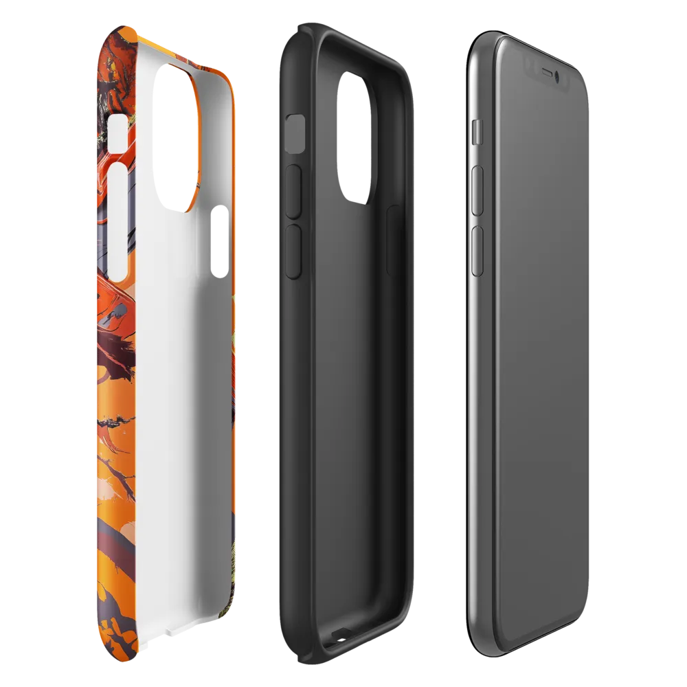Life in Motion: An Abstract Tree | Phone Case |  11 Pro | Tough Case | Glossy